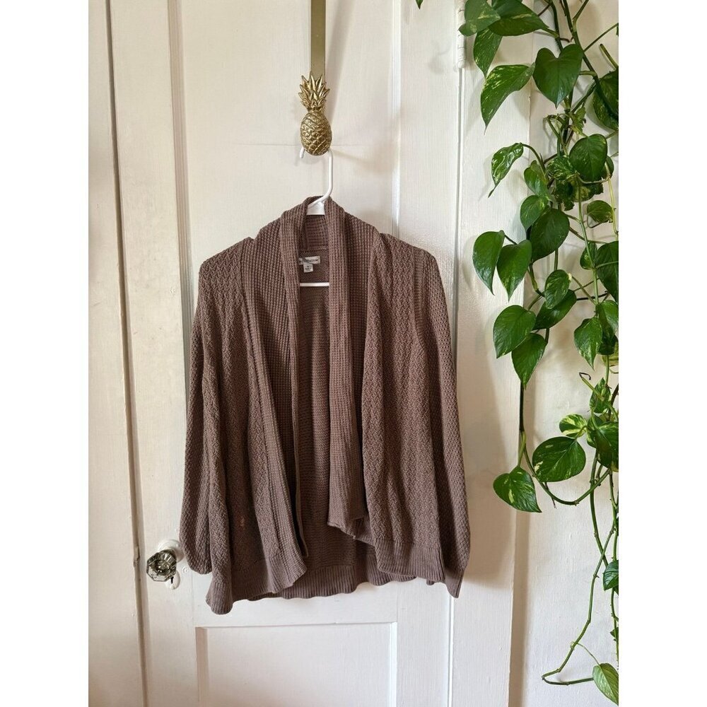 Croft & Barrow women’s size small brown knit sweater